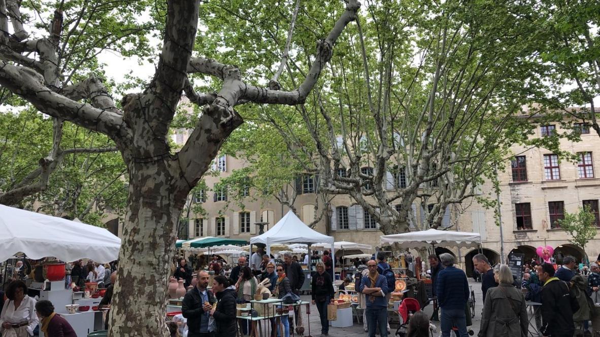 Uzes A Pied, Appartement Dans Cadre D'Exception Exterior foto